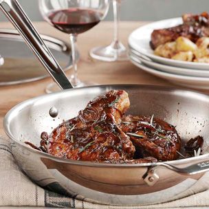 Balsamic Braised Pork Chops