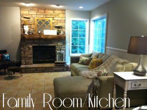 family room Kitchen