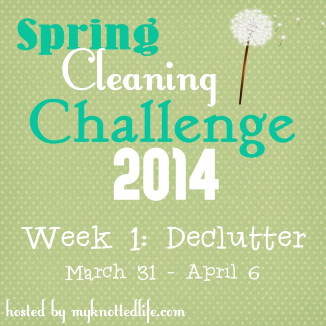 Spring Cleaning Challenge week 1